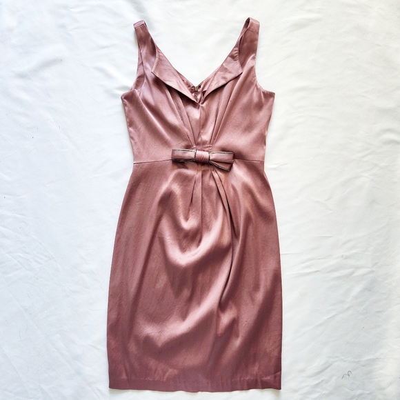 NWOT Eva Franco Hannah Zipper Bow Dress - Picture 3 of 4